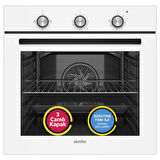 Simfer 4 Fonksiyon Trend Mekanik Beyaz Power Turbo 3'lü Ankastre Set ( 8229 Fırın + 3048 Ocak + 8722 Davlumbaz)