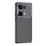 Gpack Xiaomi Poco M6 Pro Kılıf Negro Karbon Kamera Korumalı Silikon