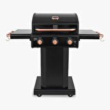 Kenmore Gazlı Barbekü 3 Ocaklı Siyah - Bakır