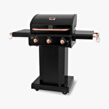 Kenmore Gazlı Barbekü 3 Ocaklı Siyah - Bakır