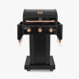 Kenmore Gazlı Barbekü 3 Ocaklı Siyah - Bakır