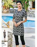 Maresiva 8306 Faye Siyah Büyük Beden Havuz Mayosu