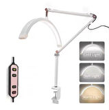 Ay Lamba Led Video Işığı Yarım Ay Şekilli Kumandalı Dolgu Işık Kalıcı Makyaj Tatto Çekim Işığı