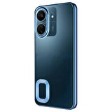 Gpack Xiaomi Poco C65 Kılıf Logo Gösteren Kamera Korumalı Silikon