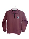 SURVIVOR POLO YAKA PENYE INTERKLOK ERKEK ÇOCUK SWEAT