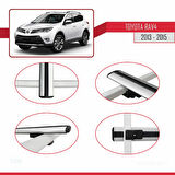 Toyota RAV4 IV (XA40) Pre-Facelift 2013-2015 Arası ile Uyumlu BASIC Model Ara Atkı Tavan Barı Gri 2 Adet