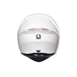 Agv K1 S Mono White Kapalı Kask