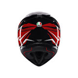 Agv K1 S Lion Black Red White Configuration Kapalı Kask