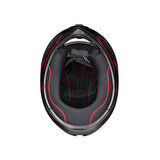 Agv K1 S Sling Matt Black Red Kapalı Kask