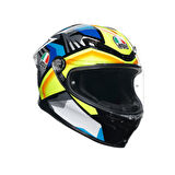 Agv K6 S Joan Black Blue Yellow Kapalı Kask