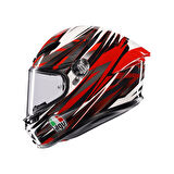 Agv K6 S Reeval White Red Grey Kapalı Kask