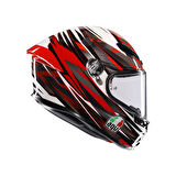 Agv K6 S Reeval White Red Grey Kapalı Kask