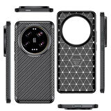 Gpack Xiaomi Mi 14 Ultra Kılıf Negro Karbon Kamera Korumalı Silikon