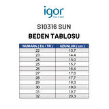 Igor Sun MC Çocuk Fildişi Terlik S10316-079