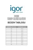 Tobby Gloss Glitter Kız Çocuk Şeffaf Simli Sandalet