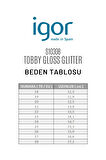 Igor Tobby Gloss Glitter Kız Çocuk Lila Simli Sandalet S10308-212