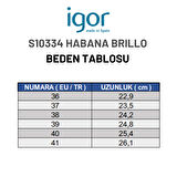 Igor Habana Brillo Kadın Rosa Rugan Terlik S10334-010