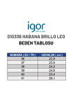 Igor Habana Brillo Leo Kadın Haki Leopar Kadın Terlik S10336-013