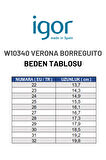 Igor Verona Borreguito Çocuk Kürklü Yağmur Çizmesi - Vizon W10340-183