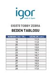 Igor Tobby Zebra Kız Çocuk Sandalet - Rosa S10373-383