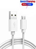 Samsung Galaxy J2 J5 J7 Prime Uyumlu Şarj Data Kablosu Micro Usb