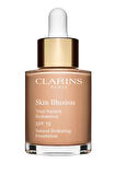 Clarins Skin Illusion SPF 15 - Nemlendirici Doğal Fondöten 109 Wheat 30 ml