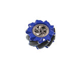 Emesrobotik 80mm Mecanum Tekerlek Seti MAVİ(4 Adet-2 Sağ- 2 Sol) – TT Motor Uyumlu Kaplin Hediyeli