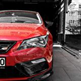 Seat Leon MK3 MK3.5 2012-2020 Batman Yarasa Ayna Kapağı Piano Black ABS Plastik