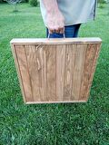 Birayse Ahşap 50X50 Katlanır Piknik ve Kamp Sehpası
