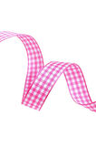 Tafta Ekoseli Kurdele 25 mm Pembe 1 Metre