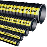 Vetus egzoz hortumu Çelik spiralle kuvvetlendirilmiş kauçuk İç Ø 203 mm