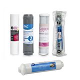 Sulook Açık Kasa Su Arıtma Cihazlarına Uyumlu 5'li Filtre Seti Lg Membranlı