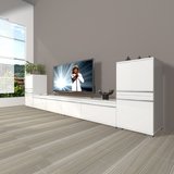 Decoraktiv Eko 9200t Mdf Tv Ünitesi Tv Sehpası - Parlak Beyaz
