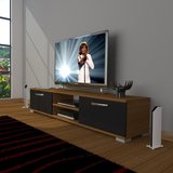 Decoraktiv Eko 140 Slm Dvd Tv Ünitesi Tv Sehpası - Ceviz Siyah