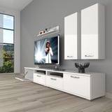 Decoraktiv Eko 5200d Slm Tv Ünitesi Tv Sehpası - Parlak Beyaz