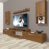 Decoraktiv Ekoflex 270da Slm Tv Ünitesi Tv Sehpası - Naturel Ceviz