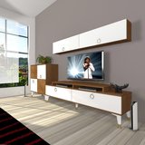 Decoraktiv Ekoflex 6y Mdf Gold Tv Ünitesi Tv Sehpası - Ceviz Beyaz