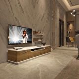 Decoraktiv Trendstyle 4 Mdf Tv Ünitesi Tv Sehpası - Beyaz - Pera