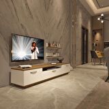 Decoraktiv Trendstyle 4 Mdf Tv Ünitesi Tv Sehpası - Pera - Beyaz