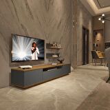 Decoraktiv Trendstyle 4S Mdf Tv Ünitesi Tv Sehpası - Pera - Antrasit