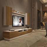Decoraktiv Trendstyle 5220DS Mdf Tv Ünitesi Tv Sehpası - Beyaz - Pera