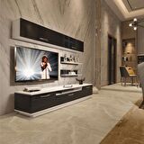 Decoraktiv Trendstyle 5 Mdf Tv Ünitesi Tv Sehpası - Beyaz - Siyah