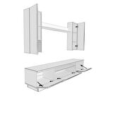 Decoraktiv Trendstyle 5D Mdf Tv Ünitesi Tv Sehpası - Ceviz - Antrasit