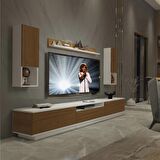 Decoraktiv Trendstyle 270DAS Mdf Tv Ünitesi Tv Sehpası - Beyaz - Ceviz