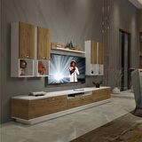 Decoraktiv Trendstyle 8DA Mdf Tv Ünitesi Tv Sehpası - Beyaz - Pera