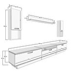 Decoraktiv Trendstyle 270DA Mdf Tv Ünitesi Tv Sehpası - Beyaz - Pera
