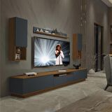 Decoraktiv Trendstyle 270DAS Mdf Tv Ünitesi Tv Sehpası - Ceviz - Antrasit