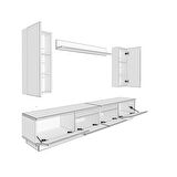 Decoraktiv Trendstyle 5220D Slm Tv Ünitesi Tv Sehpası - Ceviz - Siyah