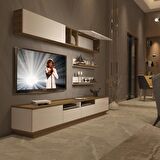 Decoraktiv Trendstyle 5220S Mdf Tv Ünitesi Tv Sehpası - Pera - Beyaz
