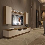 Decoraktiv Trendstyle 5220DS Mdf Tv Ünitesi Tv Sehpası - Pera - Beyaz
